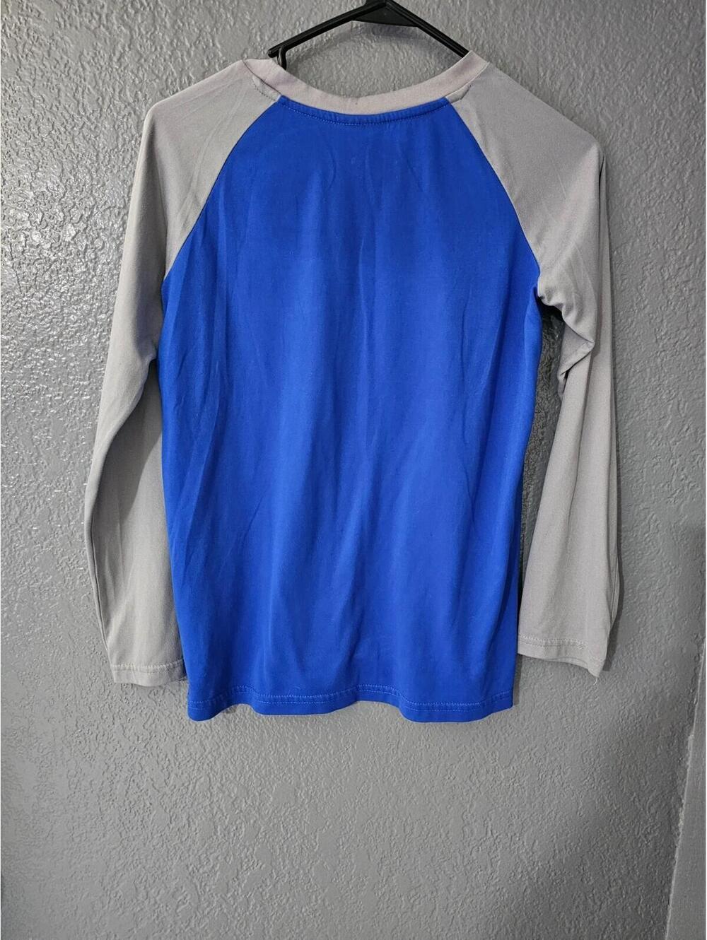 Youth Boys NFL Football Los Angeles Rams Pajama Top Size Large 12-14 Long Sleeve - Picture 9 of 11